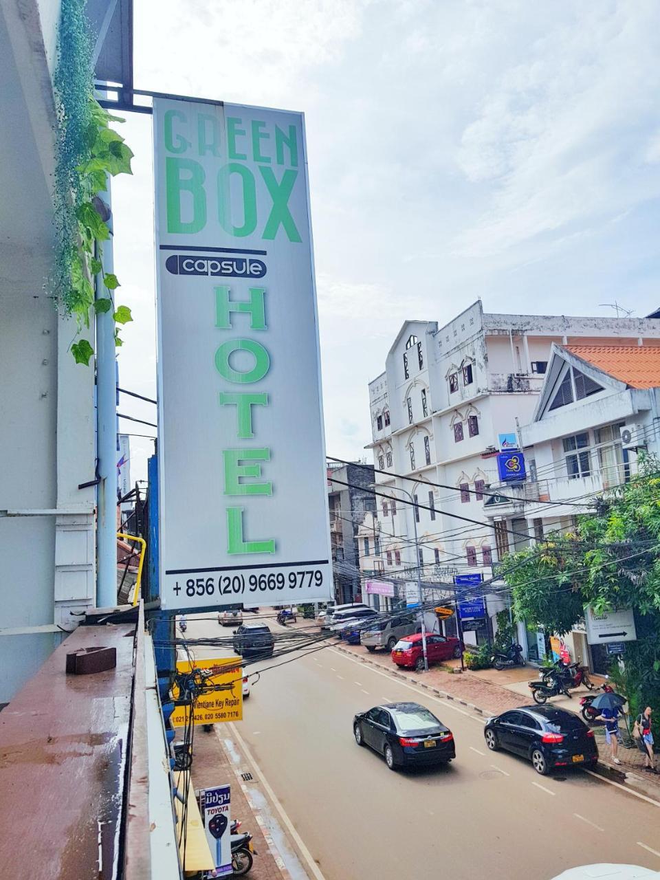 Green Box Capsule Hostel & Hotel Viêng Chăn Ngoại thất bức ảnh