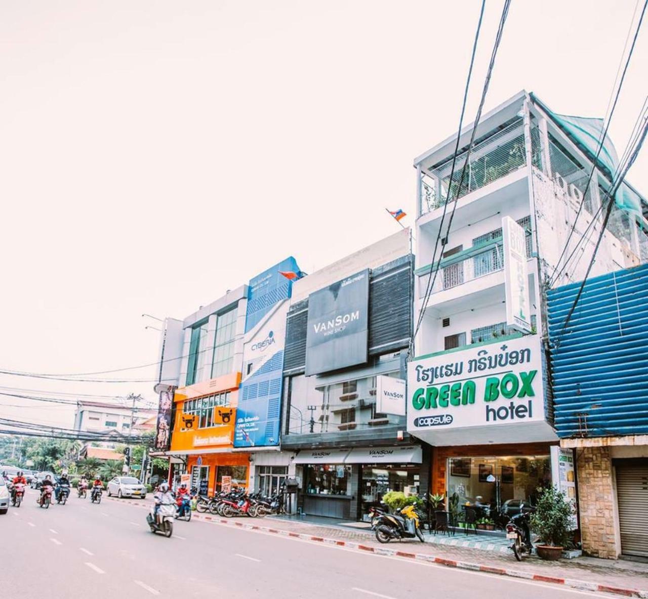 Green Box Capsule Hostel & Hotel Viêng Chăn Ngoại thất bức ảnh